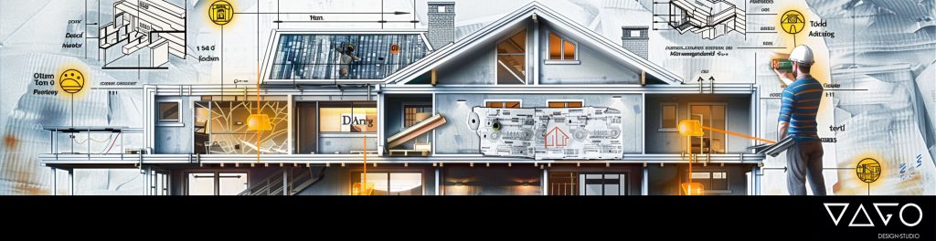 Construction worker discussing code violation