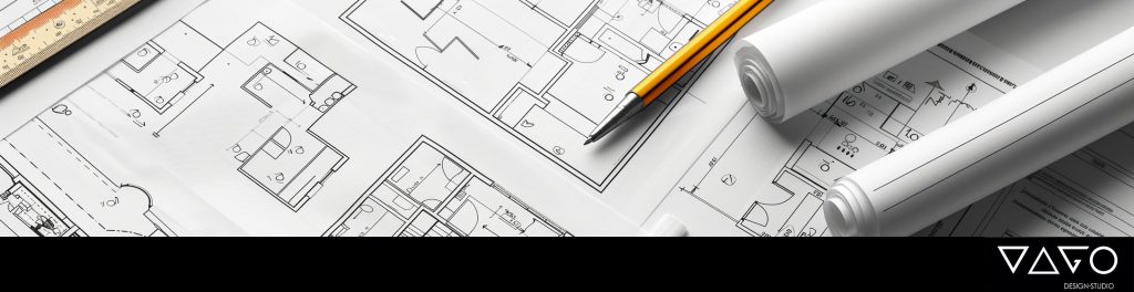 Detailed construction plans for permit application