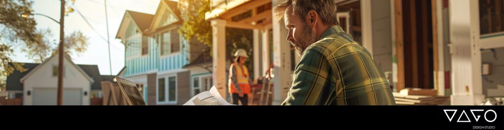 Man reading code enforcement violation letter at desk